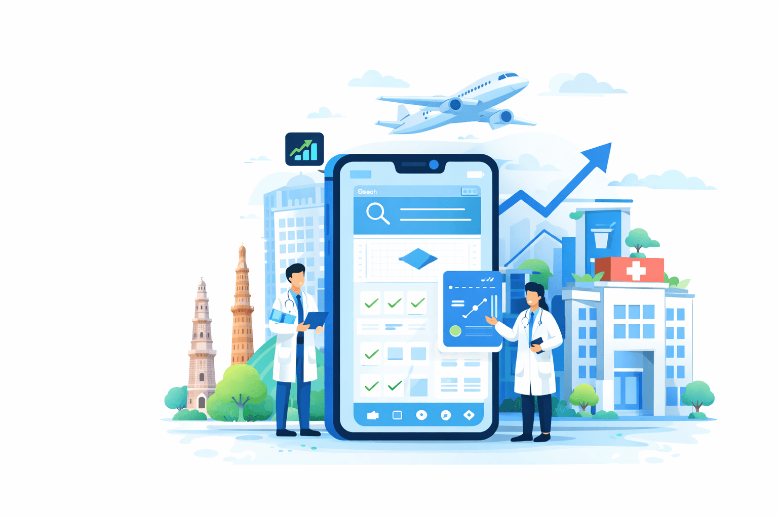 Travel and healthcare digital platform